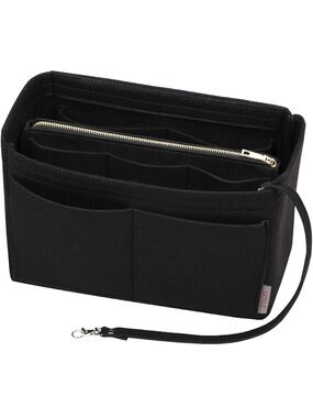 ZTUJO Purse Organizer Insert, Felt Bag Organizer With Metal Zipper 1890/bb9-1
